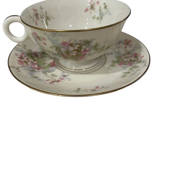 Theodore Haviland, Apple Blossom, Teacup and Saucer, Pink Blossoms. - Picture 2 of 3
